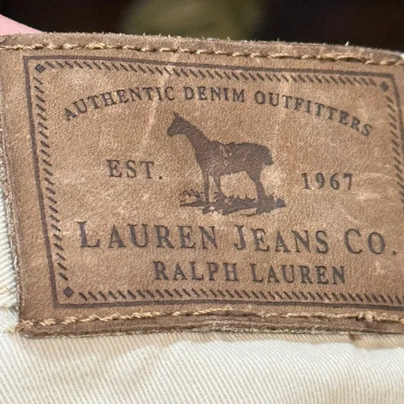 Ralph Lauren Beige Straight Leg Khakis - Picture 3 of 5